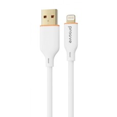Кабель Proove Jelly Silicone Lightning 2.4A (1m) white