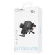 Автомобільний тримач з Бездротовим ЗП Proove Triple Clamp 15W black