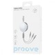 Кабель Proove Triple Sync 3 in1 Type-C + Micro USB + Lightning (1.2m) white