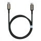 Кабель Proove Dense Metal Type-C to Type-C 60w (1m) black