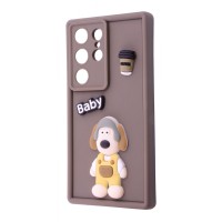 Чохол Pretty Things Case Samsung Galaxy S24 Ultra brown/baby