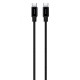 Кабель Proove Light Weft Type-C to Type-C 60W (1m) black