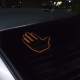 LED Hand на заднє скло автоомобіля (with batteries) black
