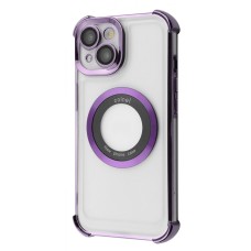Чохол Glossy Case with Magnetic Ring iPhone 14 purple