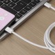 Кабель Proove Energy Stream Type-C to Type-C 60W (1m) white