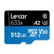 Накопичувач Micro SDXC Card LEXAR 633x (Class 10 UHS-I U3) 512GB