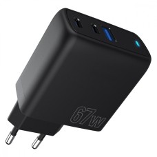 МЗП Proove Shot GaN 67W (2Type-C + USB) black