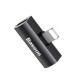 Перехідник AUX Baseus L46 Lightning to Lightning + Lightning black