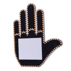 LED Hand на заднє скло автоомобіля (with batteries) black