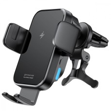 Автомобільний тримач з Бездротовим ЗП Proove Triple Clamp 15W black