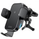 Автомобільний тримач з Бездротовим ЗП Proove Triple Clamp 15W black