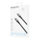 Кабель Proove ReGen Silicone Type-C to Type-C 60W (1m) black