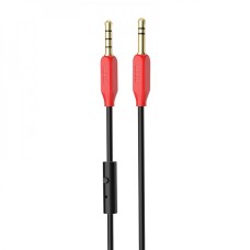 Кабель AUX Hoco UPA12 With Mic (1m) black