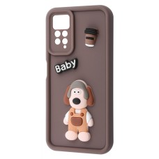 Чохол Pretty Things Case Xiaomi Redmi Note 11 Pro/Redmi Note 12 Pro 4G brown/baby