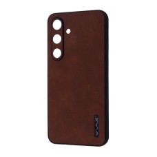 Чохол WAVE Leather Case Samsung Galaxy S24 dark brown