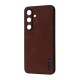 Чохол WAVE Leather Case Samsung Galaxy S24 dark brown