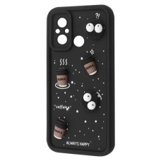 Чохол Pretty Things Case Xiaomi Redmi 12C black/coffee