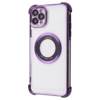 Чохол Glossy Case with Magnetic Ring iPhone 12 Pro Max purple