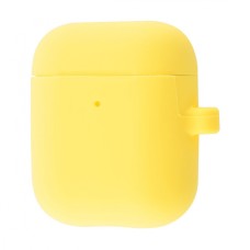 Чохол Silicone Case Slim with Carbine for AirPods 2 yellow