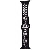 Ремінець Apple Watch Sport Nike+ 38/40/41 mm black/white