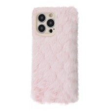 Чохол Fluffy Love Case iPhone 14 Pro pink