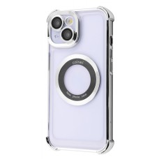 Чохол Glossy Case with Magnetic Ring iPhone 15 silver