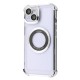 Чохол Glossy Case with Magnetic Ring iPhone 15 silver