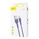 Кабель Baseus Cafule Lightning 2.4A (1m) red/black