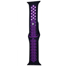 Ремінець Apple Watch Sport Nike+ 38/40/41 mm black/purple