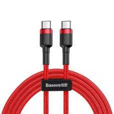 Кабель Baseus Cafule Flash Charging Type-C to Type-C PD 2.0 100W (2m) red/black
