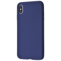 Чохол WAVE Full Silicone Cover iPhone Xs Max dark blue