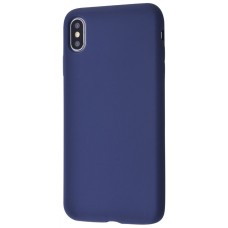 Чохол WAVE Full Silicone Cover iPhone Xs Max dark blue